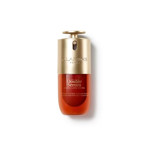 Clarins DOUBLE SERUM | Anti Aging Face Serum | Visibly Firms, Smoothes, Boosts Radiance, and Refines Pores | 24H Hydration | All Skin Types