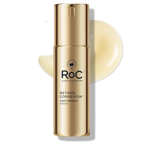 RoC Retinol Correxion Deep Wrinkle Retinol Face Serum, Ascorbic Acid, 1 0z