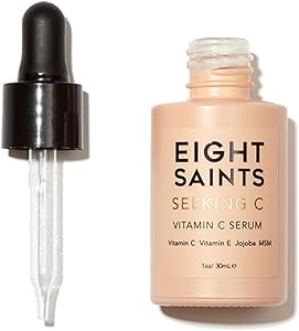 Eight Saints Vitamin C Serum For Face, Anti Aging Facial Serum, Hyaluronic Acid, Vitamin E