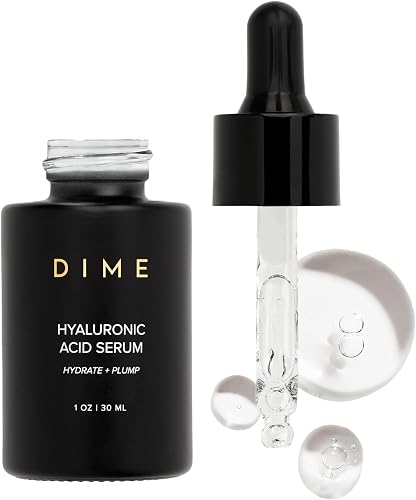 DIME Beauty Hyaluronic Acid Serum - Ultra Hydrating Anti-Aging Face Se — Our hands-on testing setup for science behind luxury anti