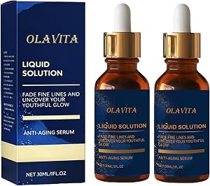 OLAVITA Liquid Solution Anti Aging Serum – New Upgraded Vitamin C Hydrating & Firming 