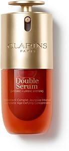 Clarins DOUBLE SERUM | Anti Aging Face Serum | Visibly Firms, Smoothes, Boosts Radiance, a