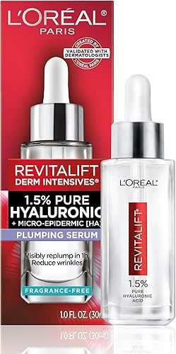 L'Oreal Paris Revitalift 1.5% Pure Hyaluronic Acid Serum for Face, Ant — Side-by-side comparison of top picks in this category